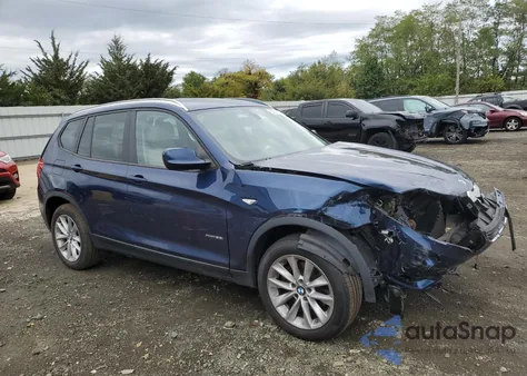 2013 BMW X3 xDrive28I z USA, uszkodzony, nr VIN 5UXWX9C57D0A27026